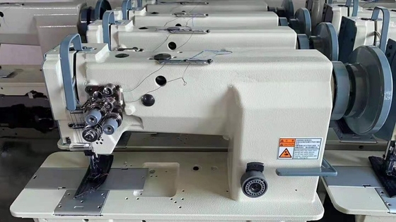 QS-842 High speed double needle lockstitch small hook industrial sewing machine