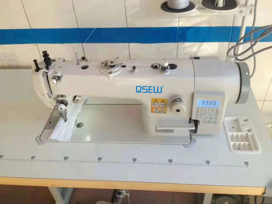 As máquinas de costura QS-0321 resistentes diretas conduzem o lockstitch superior e inferior industrial